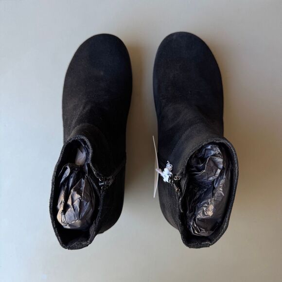 Birkenstock Papillio Ebba Wedge Boots Women’s 9US or 40EU Black Suede Leather - Picture 5 of 14